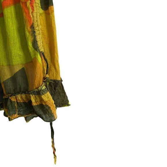 Aller simplement Girls Sleeveless Dress Green L XL - Picture 8 of 11